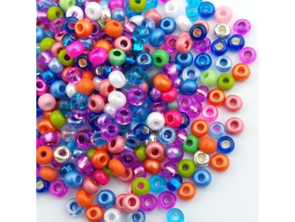 Preciosa rokajl 8/0 mix pastelový