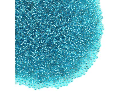 Preciosa rokajl 7/0 sv. tyrkys průtah