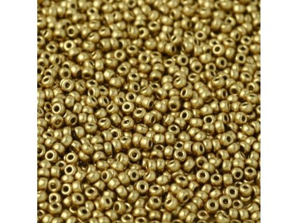 Miyuki seed beads 11/0 Aztec Gold
