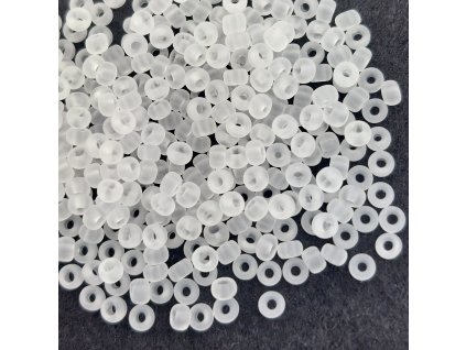 Preciosa rokajl 8/0 čirý mat