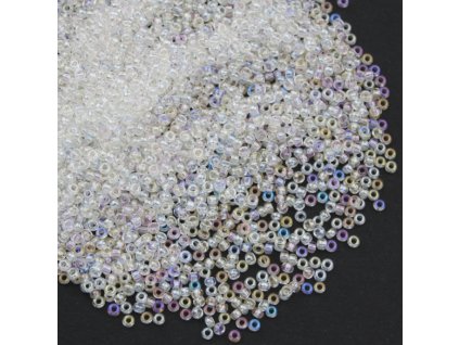 Preciosa rokajl 6/0 čirý AB