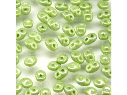 Superduo světle zelený listr