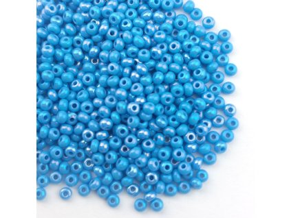 Preciosa rokajl 11/0 modrý tyrkys AB