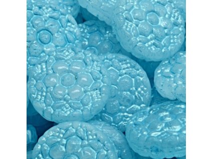 Korálky Vesna opál tyrkys zátěr