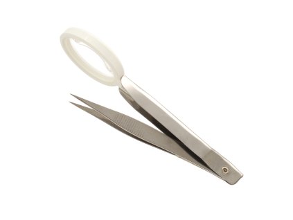 Pinzeta s lupou na korálky