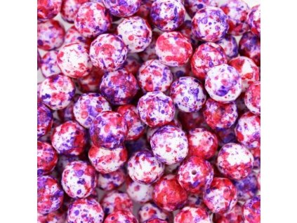 Mačkané ohňovky 8 mm amber