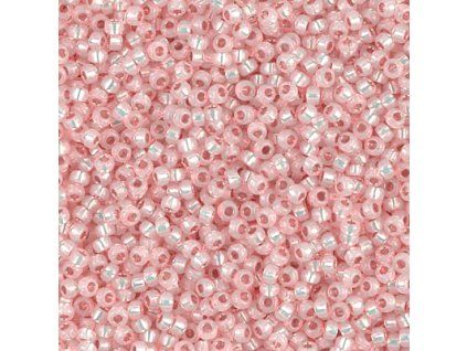 MSB 15/0 Pink Silver Lined Alabaster