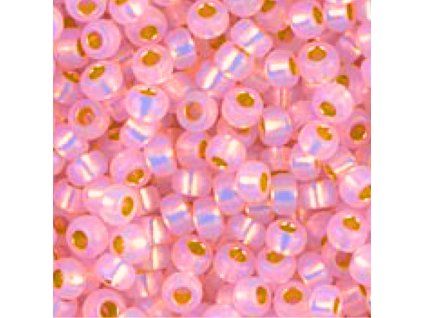 MSB 15/0 Pink Silver Lined Alabaster