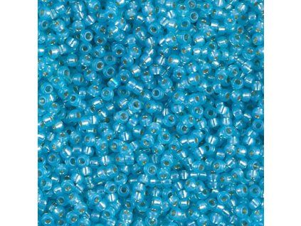 MSB 15/0 Dyed Aqua S/L Alabaster