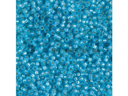 MSB 15/0 Dyed Aqua S/L Alabaster