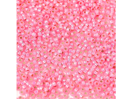 MSB 11/0 Dyed Pink S/L Alabaster