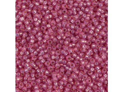 MSB 11/0 Dyed Dk.Rose S/L Alabaster