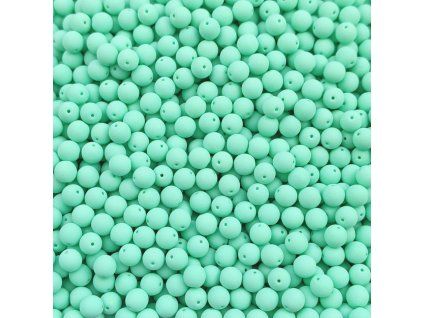 Kuličky 6 mm Bondeli Soft Turquoise Estrela