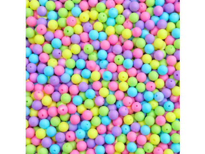 Kuličky 6 mm Bondeli Unicorn Mix Estrela Neon Bondeli