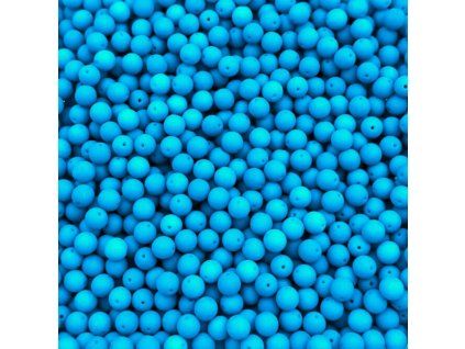 Kuličky 6 mm Neon Turquoise Estrela