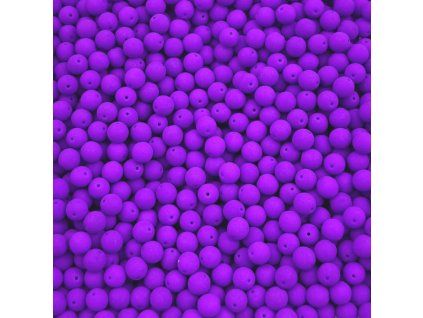 Kuličky 6 mm Neon DK Orchid Estrela