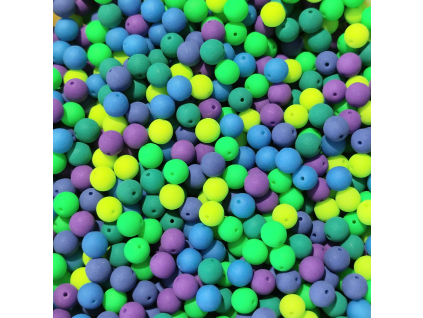 Kuličky 6 mm Neon Mix Tmavý