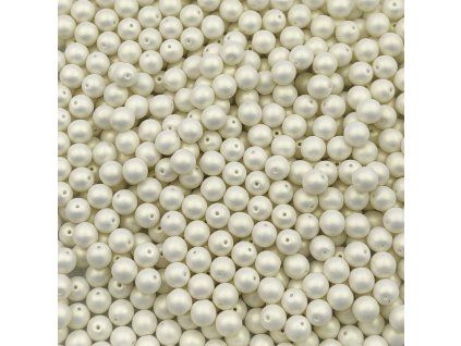 Kuličky 6 mm Blossom White Rose Estrela