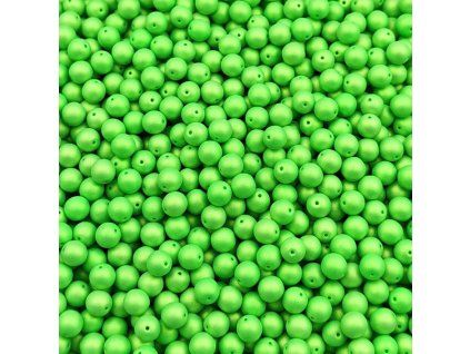 Kuličky 6 mm Blossom Bright Green Estrela