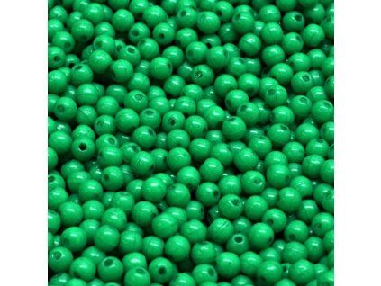 Kuličky 3 mm zelené