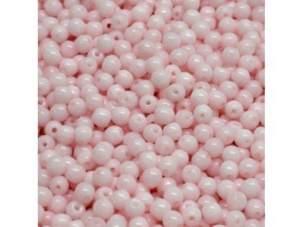 Kuličky 3 mm světle růžové