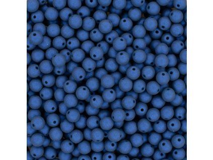 Kuličky 4 mm Al. Cobalt Glaze