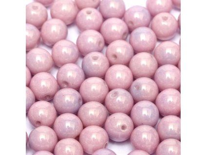 Kuličky 4 mm lila listr