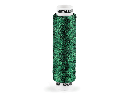 Vyšívací nit Metalux zelená