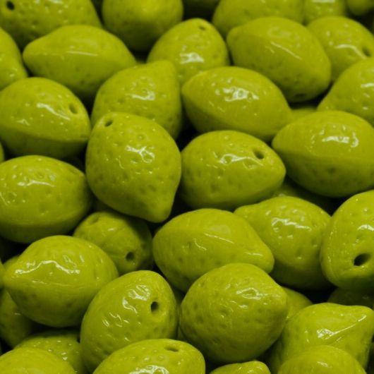 České mačkané korálky limeta