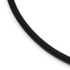 Hedvábný náhrdelník 3 mm černý