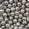 Voskované perly 8 mm šedé