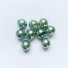 Voskované perly 8 mm zelené