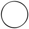 Kovový kruh černý 10 cm