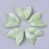 Akrylová křídla světle zelená žíhaná