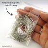 French wire hranatý 1 mm černý