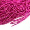 French wire hranatý 1 mm sytě růžový