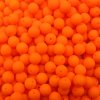 Kuličky 8 mm neon oranžové matné
