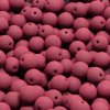 Kuličky 6 mm neon starorůžové mat