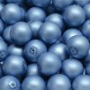 Voskované perly 10 mm nebesky modré