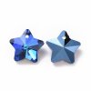 Broušený přívěsek hvězda modrá