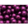 Voskované perly 12mm tm. vínové matné