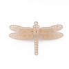Přívěsek vážka světle zlatá