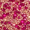 Směs voskovaných perliček růžová