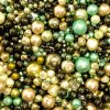 Směs voskovaných perliček zelená