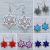 Stavebnice na náušnice Hvězdné vločky