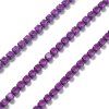 Štrasový řetízek 2 mm opakní fialový