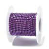 Štrasový řetízek 2 mm opakní sv. fialový