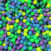 Kuličky 6 mm Neon Mix Tmavý