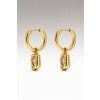 HOOP EARRINGS CITY NOIR-BE FREE