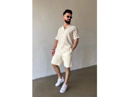 PÁNSKÉ KRAŤASY BG CONTINENTAL | KRÉMOVÉ (Pánské XL)